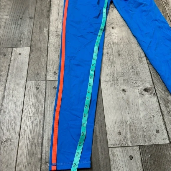 Wear It To Heart WITH Double Stripe Leggings Electric Blue Neon Small Rollergirl - Picture 5 of 11